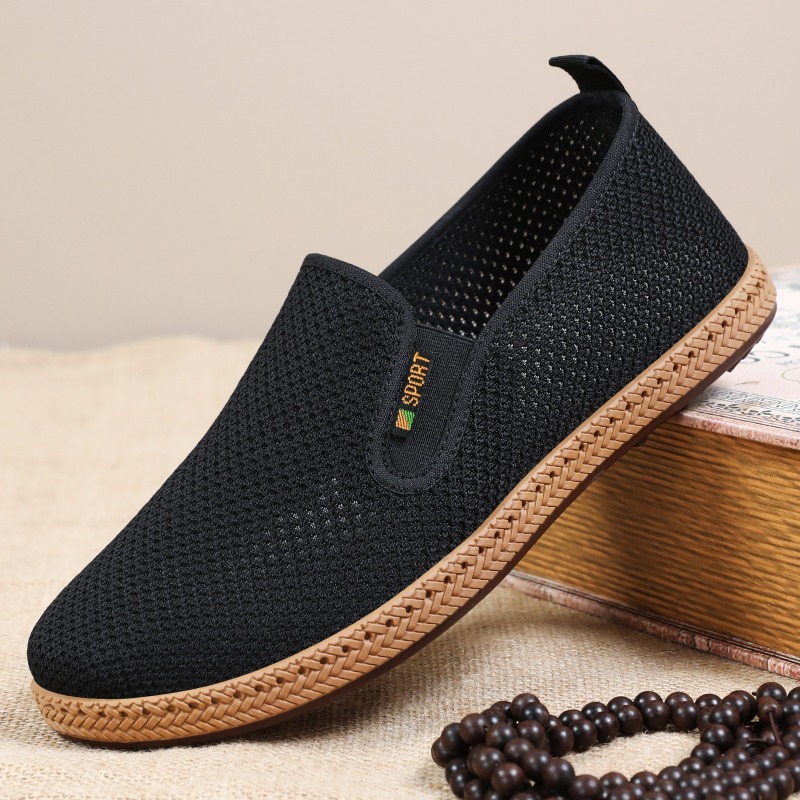 Men'S Shoes For Wide Feet - Sapatos Masculinos Estilo Pequim Antigo Slip-On