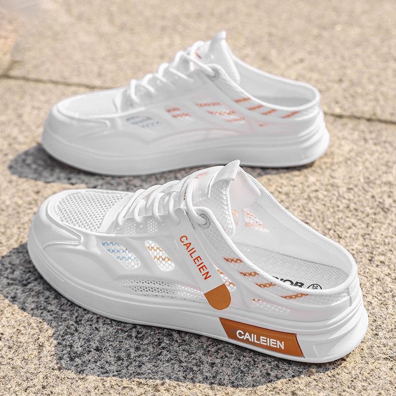 Men'S Shoes Half Cut - Sandálias Casuais Masculinas de Verão 2026: