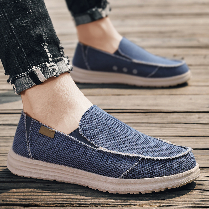 Men Shoes Loafers - Tênis antiderrapantes para atividades ao ar