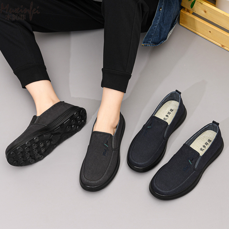 Men Shoes Loafers - Novos Tênis de Lona para Primavera