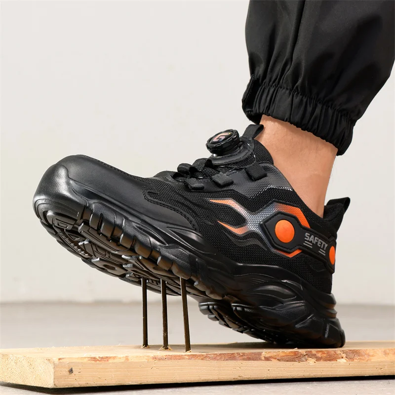 Work Boot Steel Toe - Sapatos de Trabalho Masculinos com Biqueira