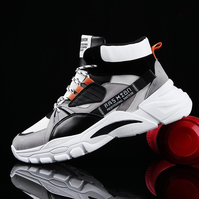 Men'S Shoes Half Cut - Hightop-Sapatilhas Esportivas Masculinas, Sapatilhas de Cima