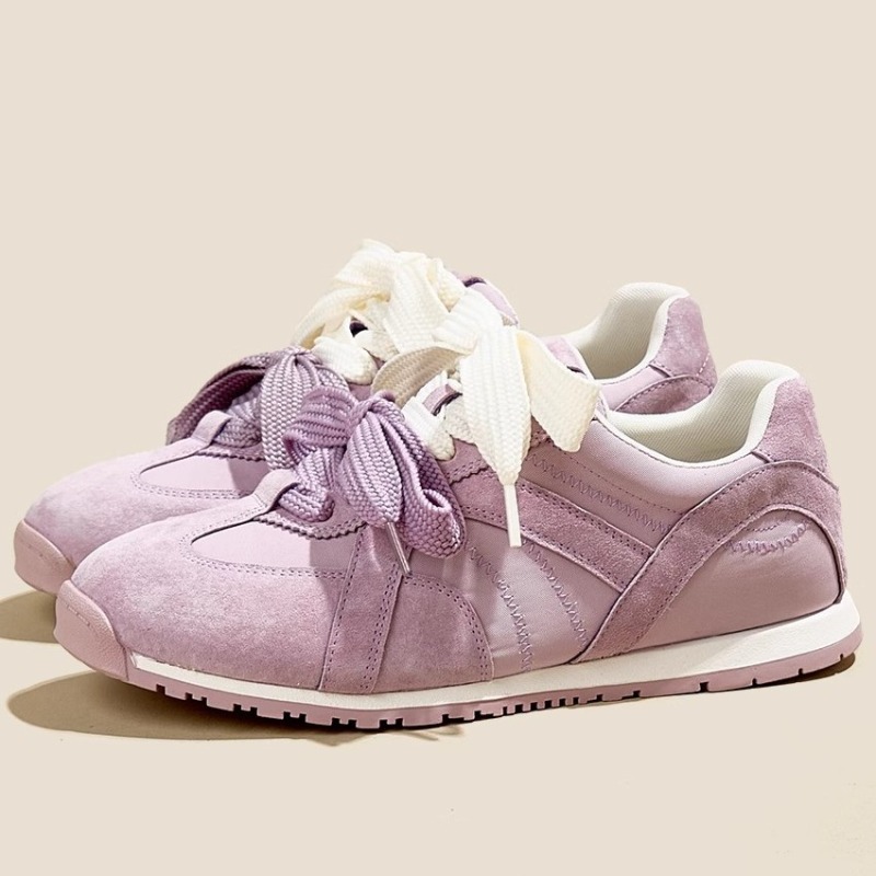 Casual Sneaker Low - Sapatos femininos casuais de couro genuíno