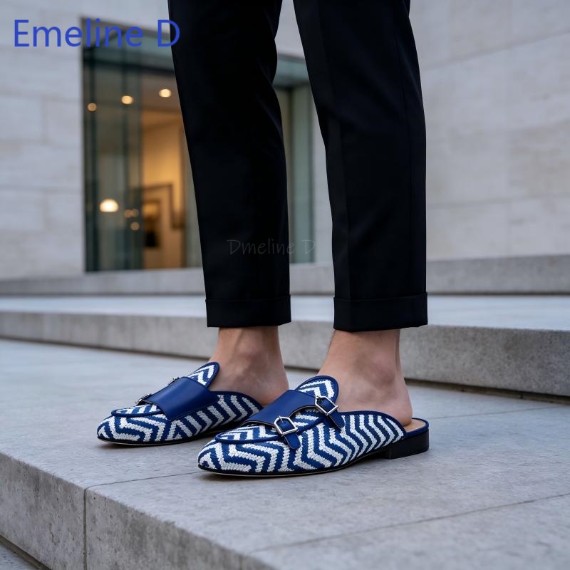 Men Shoes Loafers - Mules Loafer sem costas em tecido