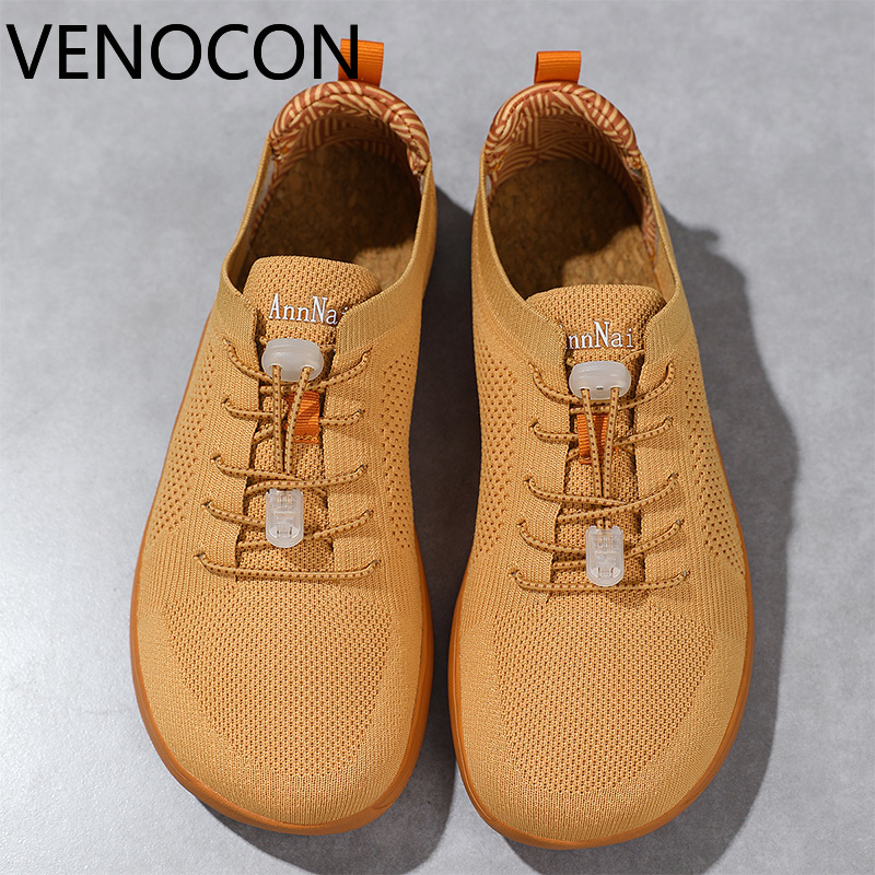 Men'S Shoes With Wide Toe Box - Tênis VENOCON Barefoot com biqueira larga,