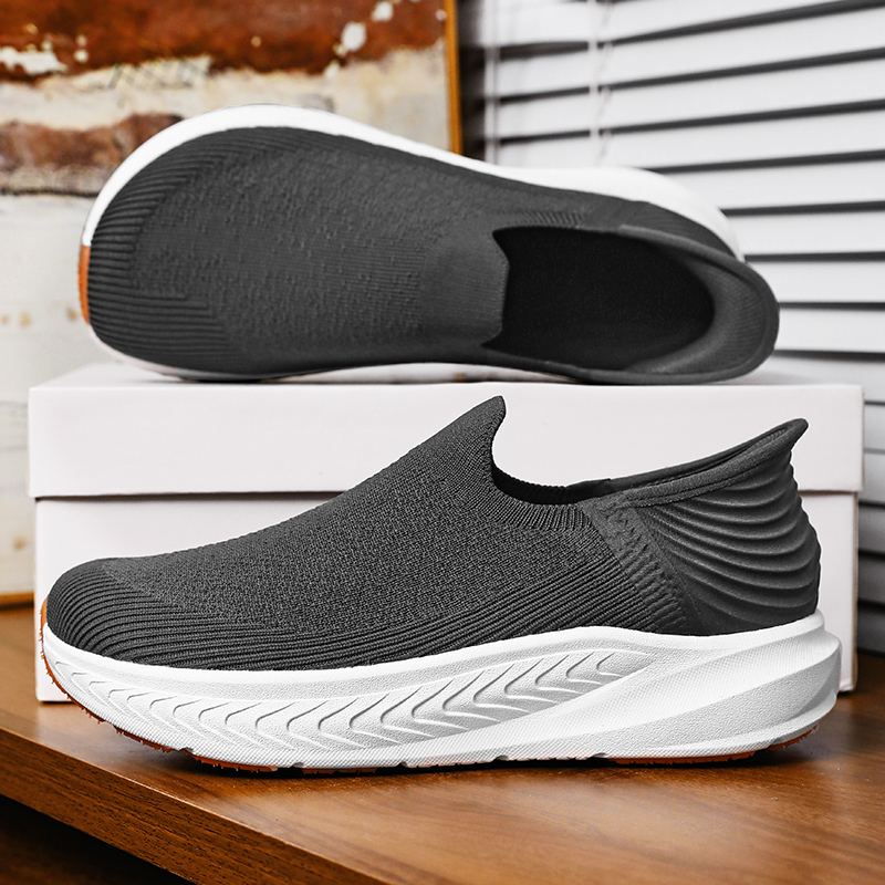 Men'S Shoes With Wide Toe Box - Tênis Masculino Slip-on Barefoot Plus Size