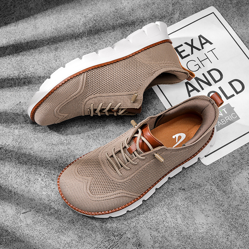 Men Shoes Loafers - Homens elegantes caixa larga sapatos descalços