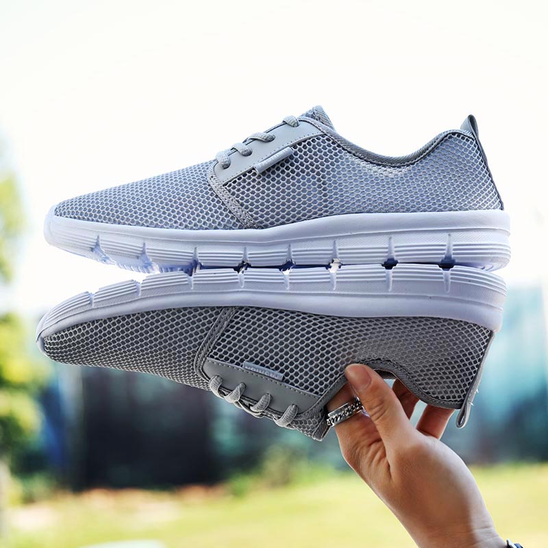 Men'S Shoes Half Cut - Tênis respiráveis de verão para homens