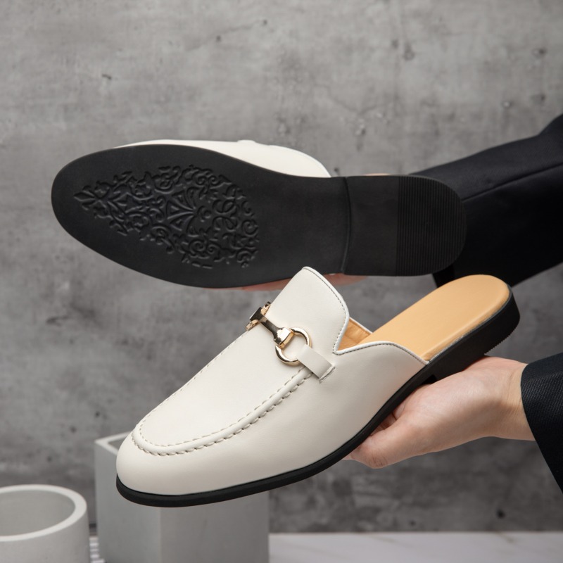 Men'S Shoes Black And White - Novos Sapatos Masculinos de Couro Envernizado