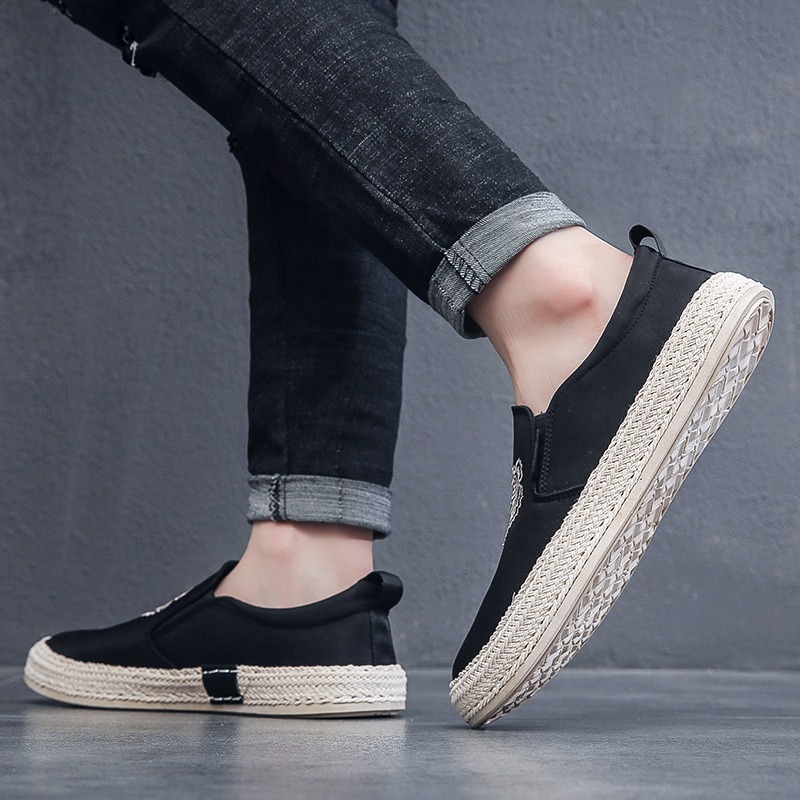 Preto sapatos respiráveis para - Men Shoes Loafers avaliação e preço