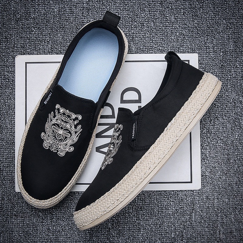 Preto sapatos respiráveis para - Men Shoes Loafers avaliação e preço