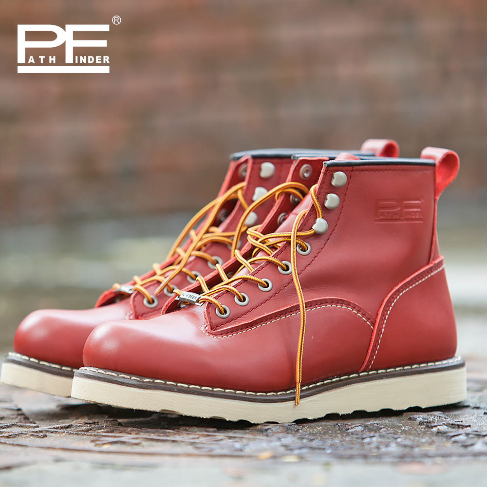 Botas Masculinas de Couro Genu - Work Boot Steel Toe avaliação e preço