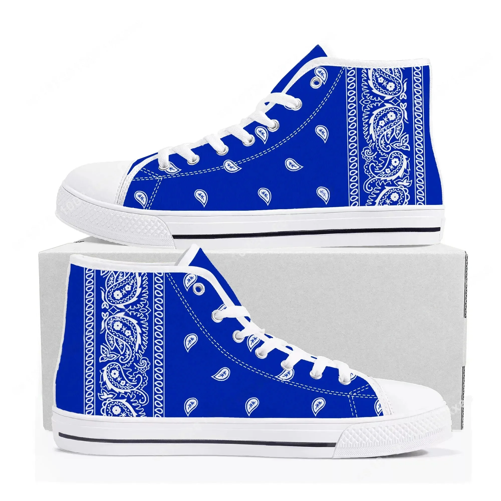 Tênis de cano alto Bandana Pai - Men'S Shoes Black And White avaliação e preço