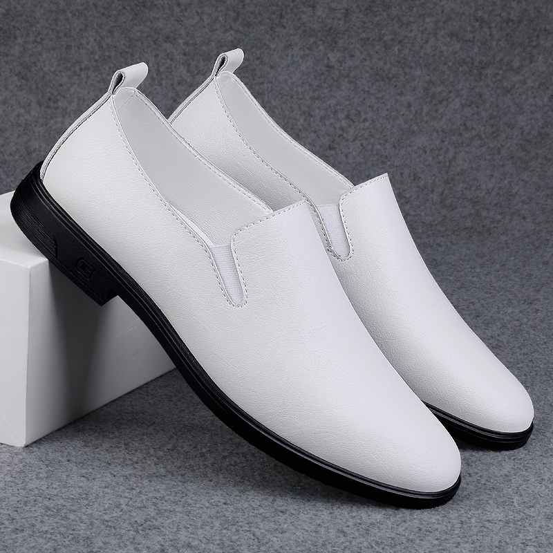 Simples branco macio sola conf - Men'S Shoes Black And White avaliação e preço
