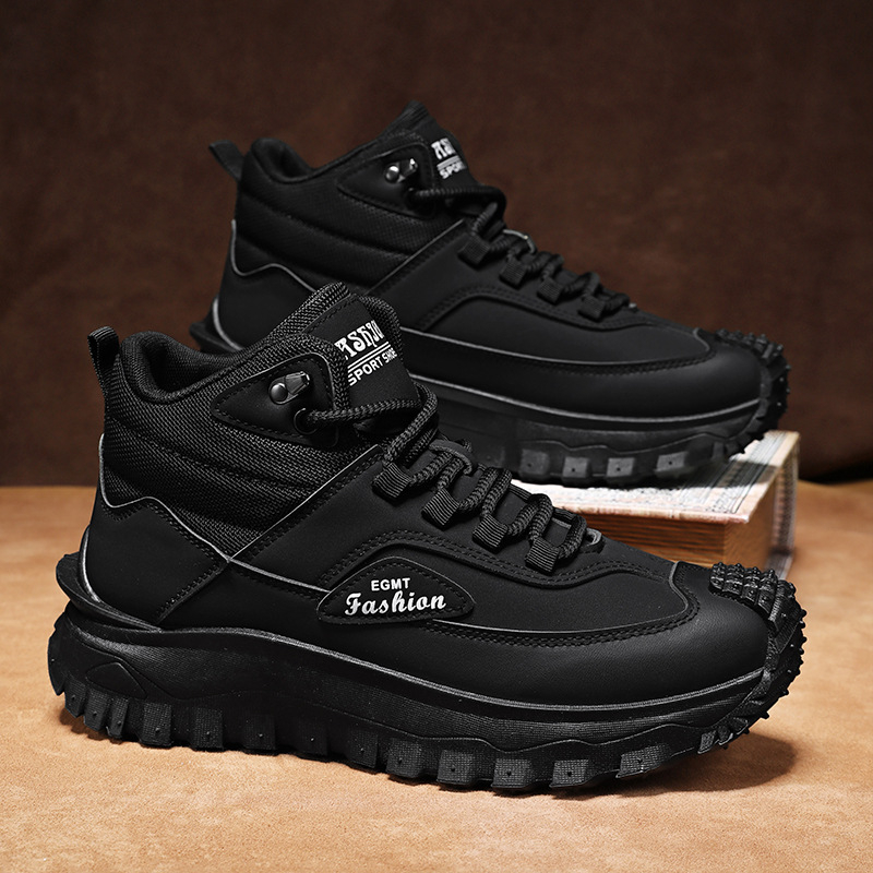 Botas de caminhada masculinas  - Men'S Shoes Black And White avaliação e preço