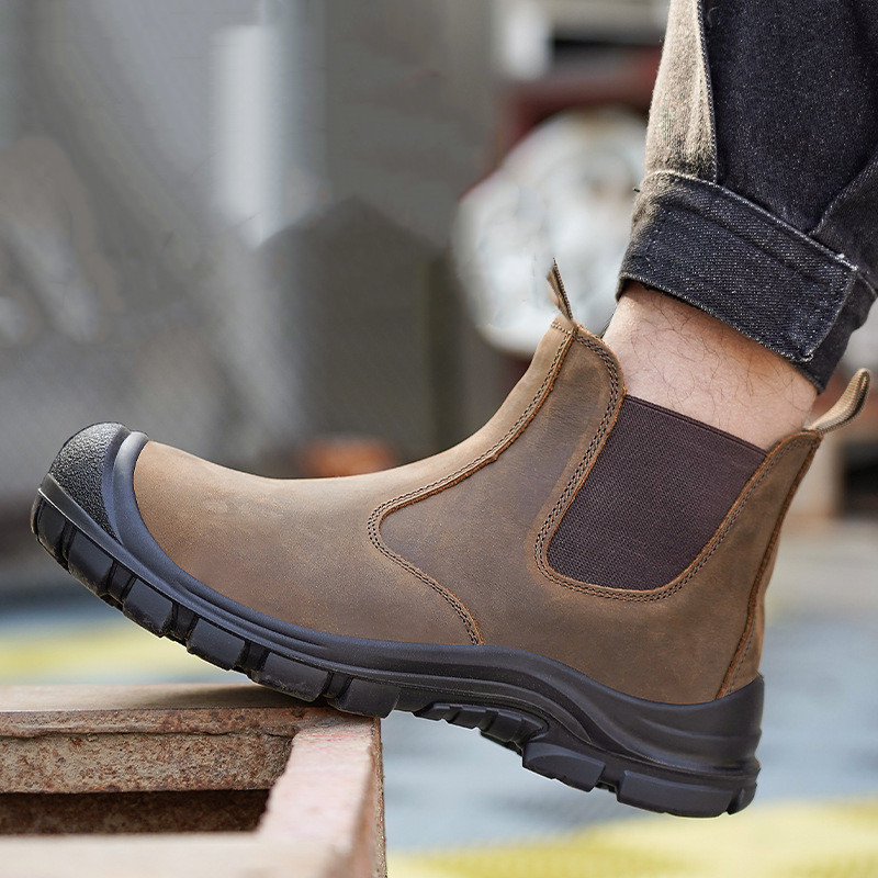 Tamanho grande moda masculina  - Work Boot Steel Toe avaliação e preço
