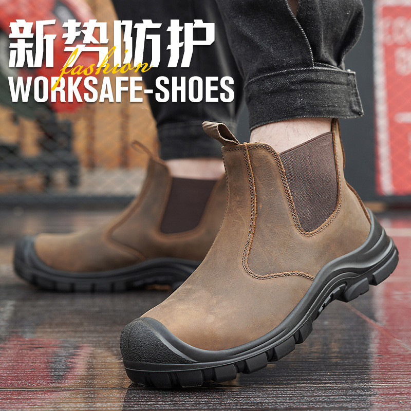 Tamanho grande moda masculina  - Work Boot Steel Toe avaliação e preço