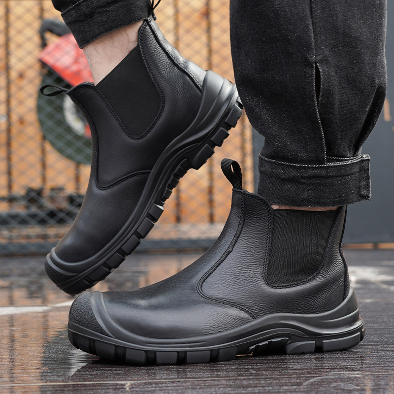 Tamanho grande moda masculina  - Work Boot Steel Toe avaliação e preço