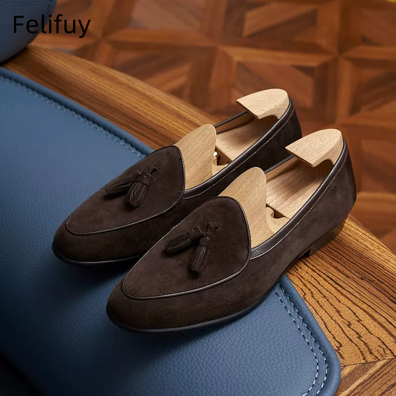 Tipos italianos camurça de vac - Men Shoes Kinds avaliação e preço