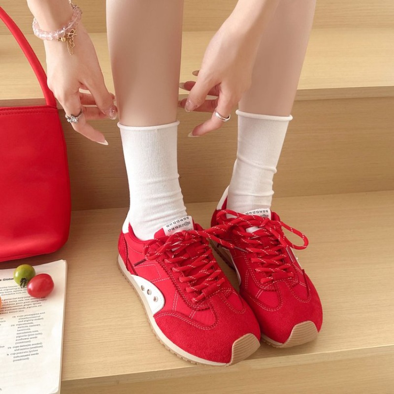 Tênis retrô colorido para mulh - Casual Sneaker Low avaliação e preço