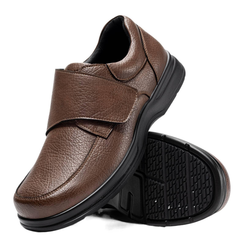 Sapatos de Couro Masculinos Fi - Men'S Shoes For Wide Feet avaliação e preço