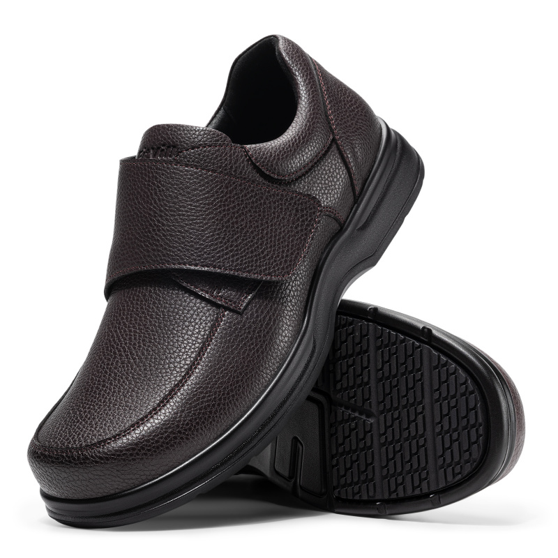 Sapatos de Couro Masculinos Fi - Men'S Shoes For Wide Feet avaliação e preço