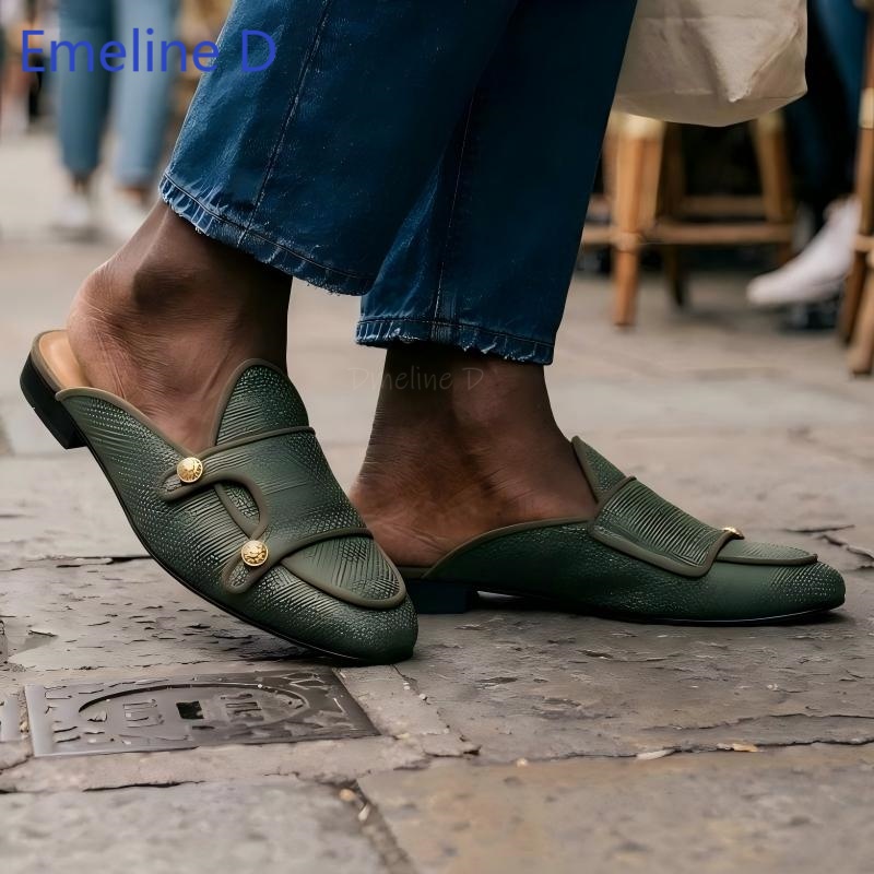 Mules Loafer sem costas em tec - Men Shoes Loafers avaliação e preço