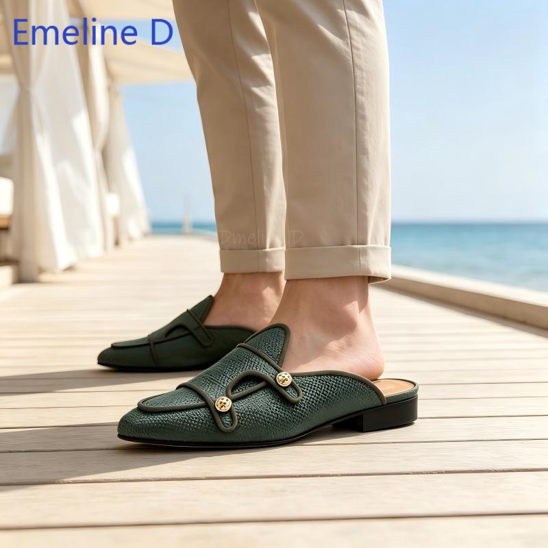Mules Loafer sem costas em tec - Men Shoes Loafers avaliação e preço