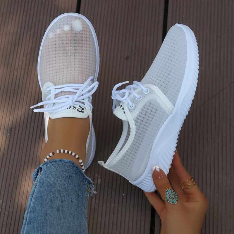 Tênis Femininos com Bico Redon - Casual Sneaker Low avaliação e preço