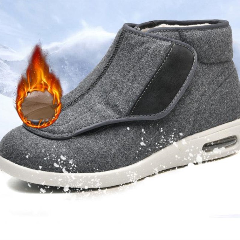 Sapatos de Inverno em Veludo O - Men'S Shoes For Wide Feet avaliação e preço