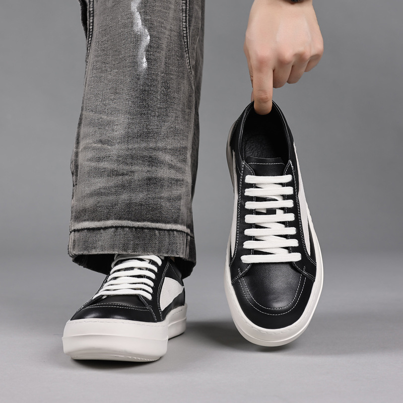 Tênis plataforma masculino em  - Men'S Shoes Black And White avaliação e preço