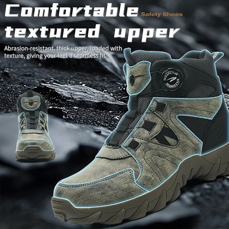 Novas Botas de Segurança Mascu - Work Boot Steel Toe avaliação e preço