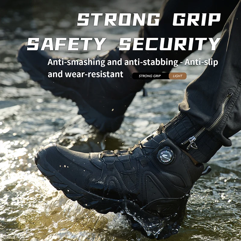 Novas Botas de Segurança Mascu - Work Boot Steel Toe avaliação e preço
