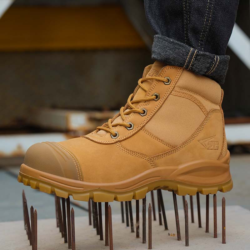 Botas masculinas de couro genu - Work Boot Steel Toe avaliação e preço