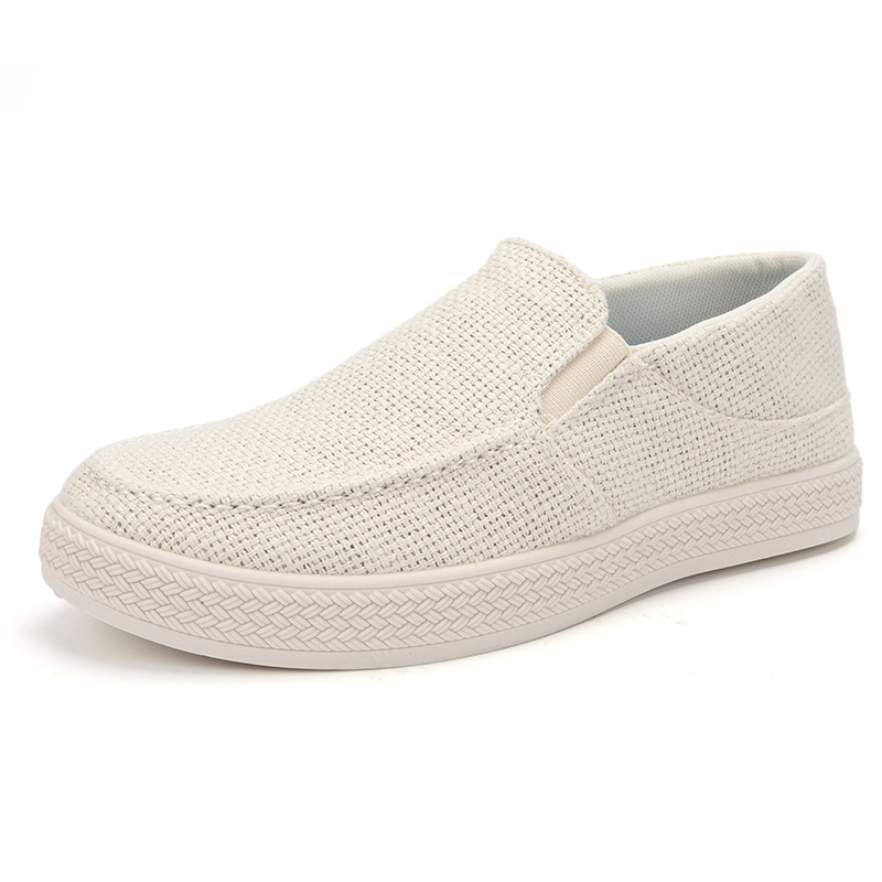 Sapatos masculinos de linho, e - Men Shoes Loafers avaliação e preço
