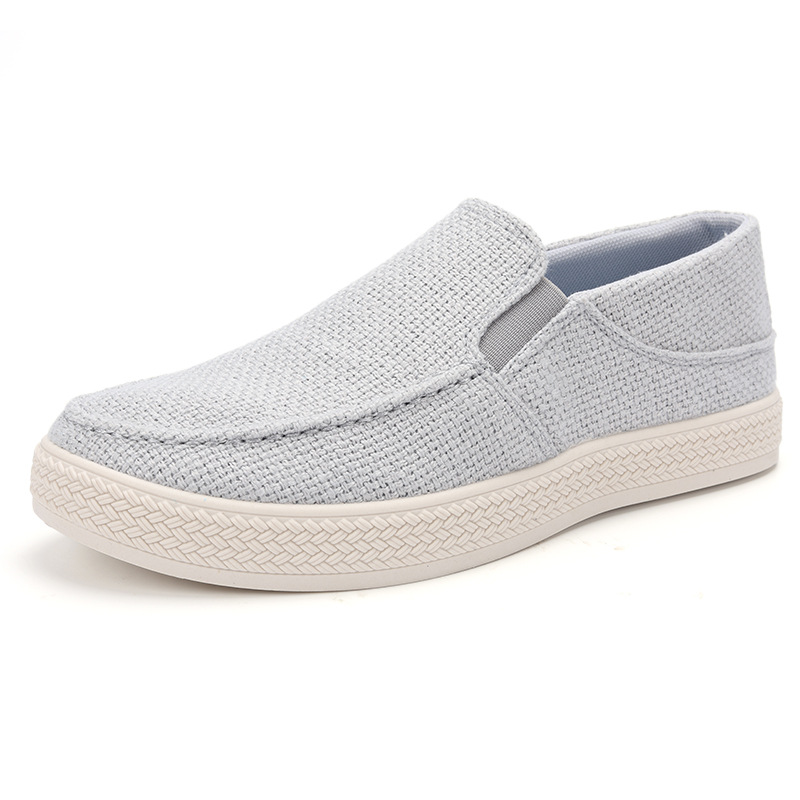Sapatos masculinos de linho, e - Men Shoes Loafers avaliação e preço