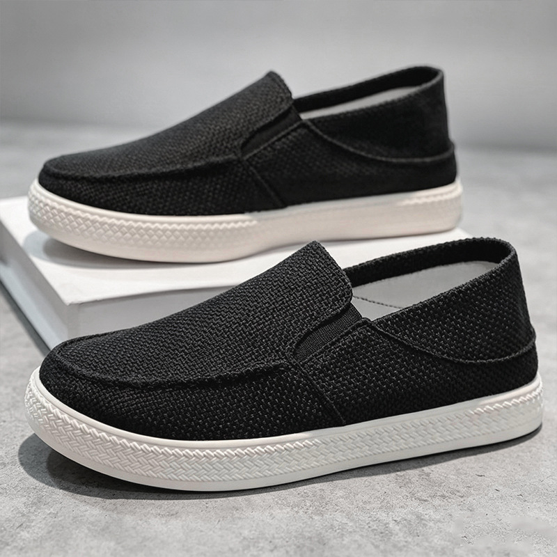 Sapatos masculinos de linho, e - Men Shoes Loafers avaliação e preço