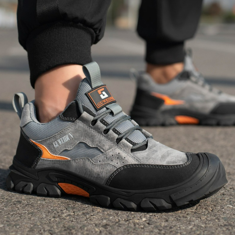 Homens sapatos de segurança tr - Work Boot Steel Toe avaliação e preço