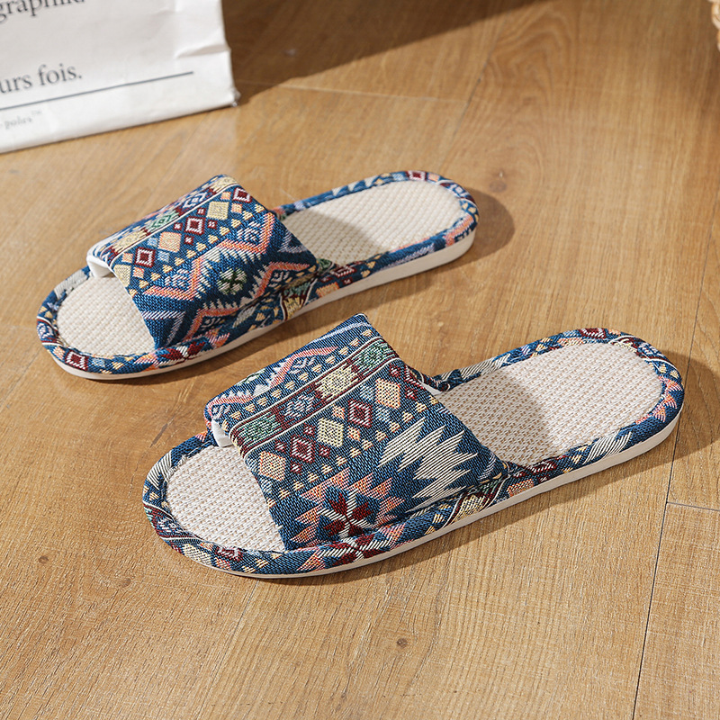 Sandálias de linho natural par - Men Shoes Casual avaliação e preço