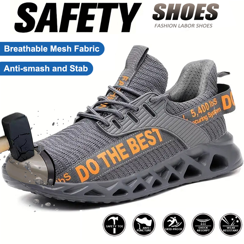 Sapatos de segurança com bique - Work Boot Steel Toe avaliação e preço