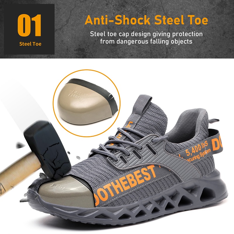 Sapatos de segurança com bique - Work Boot Steel Toe avaliação e preço